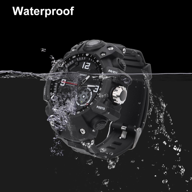 Outdoor Wifi Waterproof Smartwatch Action Camera 12 Million High Definition