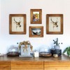 icheesday 8x10 Wood Photo Frames with Glass Window,Rustic Brown 20x25cm