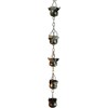 Generic AJSales Decorative Dragonfly Iron Rain Chain - 3 Feet