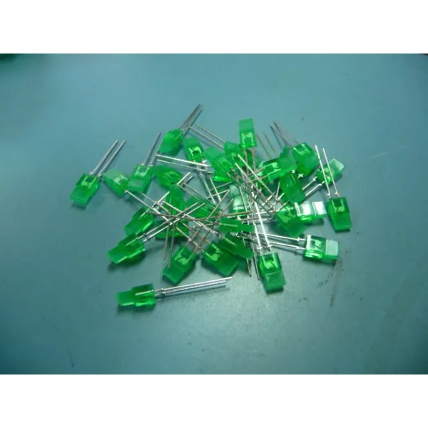 TOSHIBA TLG208 Qty of 125 per Lot RECTANGULAR LED LAMP.