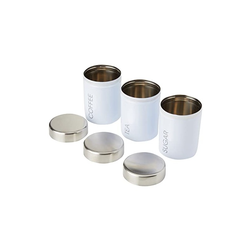 Premier Housewares Liberty Tea, Coffee and Sugar Canisters, Incremental Heights,