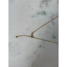 Oliver & Navy 14k Rose Gold Plated Over 925 Sterling Adjustable 1.3mm Spiga Wheat Chain