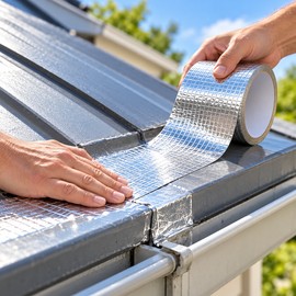 Butyl Waterproof Repair Tape for Roofs, Pipes & Cracks – Strong Adhesive Aluminum Foil Seal for Indoor & Outdoor Repairs