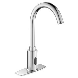 Touchless Bathroom Faucet 3 or 1 Hole, Motion Sensor Sink Faucets Hospital Hands Free Water Faucet with Temperature Mixer, Automatic Faucets Commercial Banhao