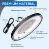 4 Pack LED High Bay Light 150W, 21000lm, 6000K Daylight