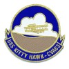 CVA-63 USS Kitty Hawk, 4 inches, Plastic Backing/Sew On Patch