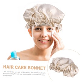 IWOWHERO Silk Bonnet Cap for Sleep Night Sleeping Cap Head Cover for Women Soft Comfortable Hair Wrap