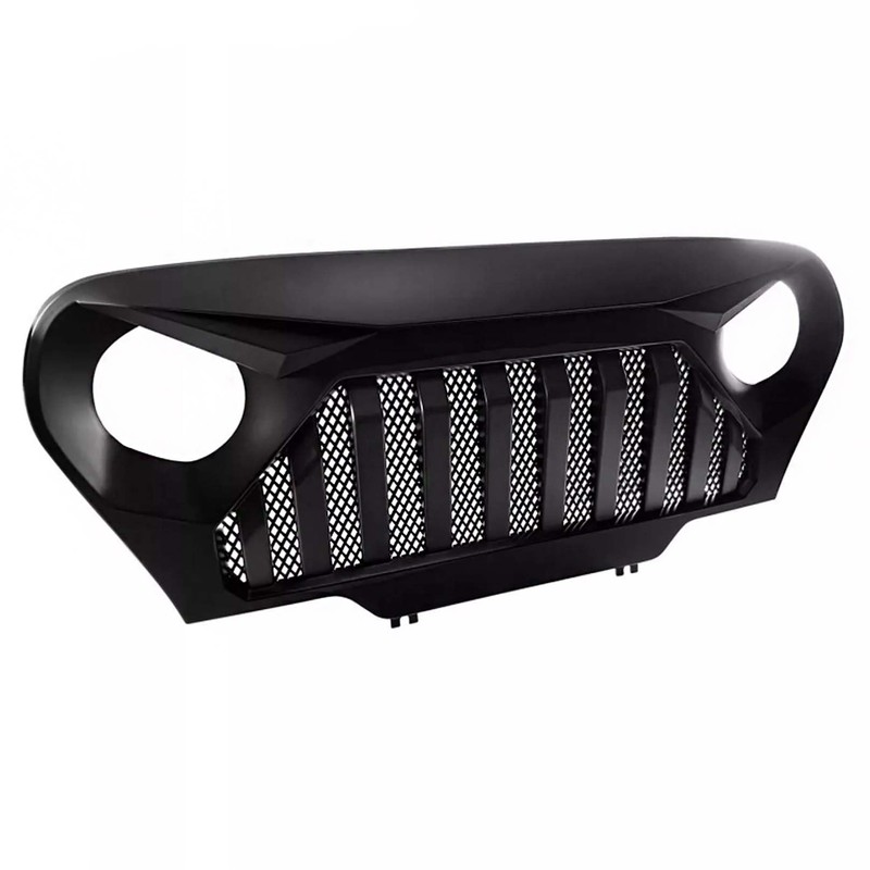 BST BSSP Matte Black Front Gladiator Grille W/Mesh Replacement For