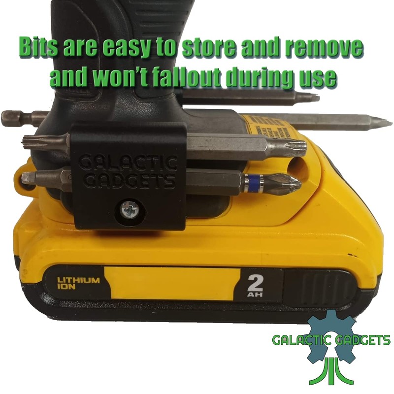 Side Mount MAGNETIC Bit Holder for Dewalt 20V or Craftsman