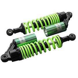 GZYF 320mm Pair Universal Motorcycle Rear Air Shock Absorbers For Honda for Suzuki for Kawasaki for Yamaha ATV Go Kart Quad Dirt Sport Bikes,Green,12.5"