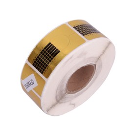 JOVANA 500 Pcs Nail Art Guide Form Forms for Nails Acrylic UV Gel Tips Extension Manicure Sticker Tool Gold by JOVANA