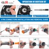 JRready ST6328-4 Pin Way Deutsch DT Series Connector 5 Kit,14-20