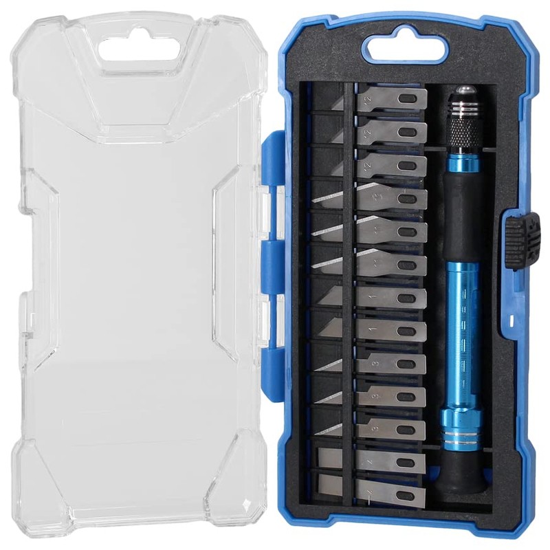 Kit De Navajas Tipo Exacto 14 Piezas Manualidades Rork