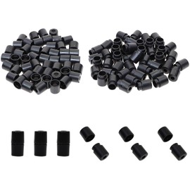 Mini Skater 50 Pairs Breakaway Clasps Plastic Bead Barrel Connectors Safety Breakaway Clasp for Lanyards Bracelets Necklaces DIY Crafts Jewelry Making Clasps Clothing Accessories (Dia 5mm Hole)