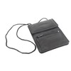 Leather Chest Bag Shoulder Bag Purse Security Wallet, red, Classic