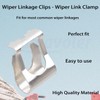 Amavoler Windscreen Wiper Linkage Clip,Wiper Linkage Bushing Rods Arms Link