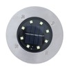 Solar Underground Lights White Light Waterproof Recessed LED Landscape Lamp