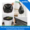 Hommaly 1 Gallon (Fit 1-1.2 Gal)200 pcs Small Black Trash