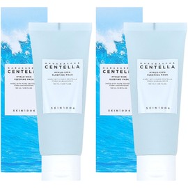 Skin Angel Madagascar Centella Hyaluronic Acid Sleeping Pack 100ml x 2 / 스킨천사 마다가스카르 센텔라 히알루 시카 슬리핑 팩 100ml x 2개 쫀쫀한 수면팩