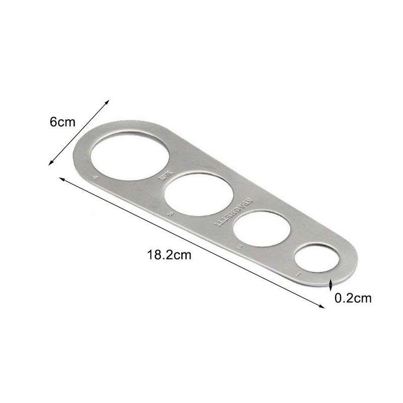 pengxiaomei Spaghetti Measure, Stainless Steel Pasta Noodle Portion Measurer Tool