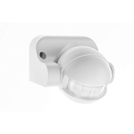 HUBER Motion 2 Infrared Motion Sensor 180° Indoor/Outdoor Motion Sensor IP44 I 230 V Motion Sensor LED Suitable for Vertical Adjustable White