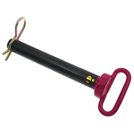 SpeeCo S70057200 Red Head Hitch Pin for Tractors and Trailers, 1-1/4" by 8-1/2 Inch