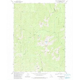 California Maps - 1981 Devils Punchbowl, CA - USGS Historical Topographic Wall Art : 18in x 24in, Large Wall Art Map