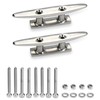 BB Hapeayou Boat Dock Cleats Stainless Steel Hooks with Screws
