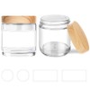 Tecohouse Small Glass Jars with Lids, 4 oz Glass Containers