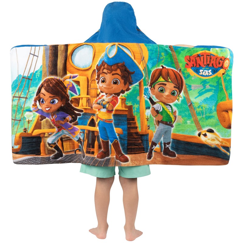 Franco Santiago of The Seas Bath/Pool/Beach Soft Cotton Terry Hooded