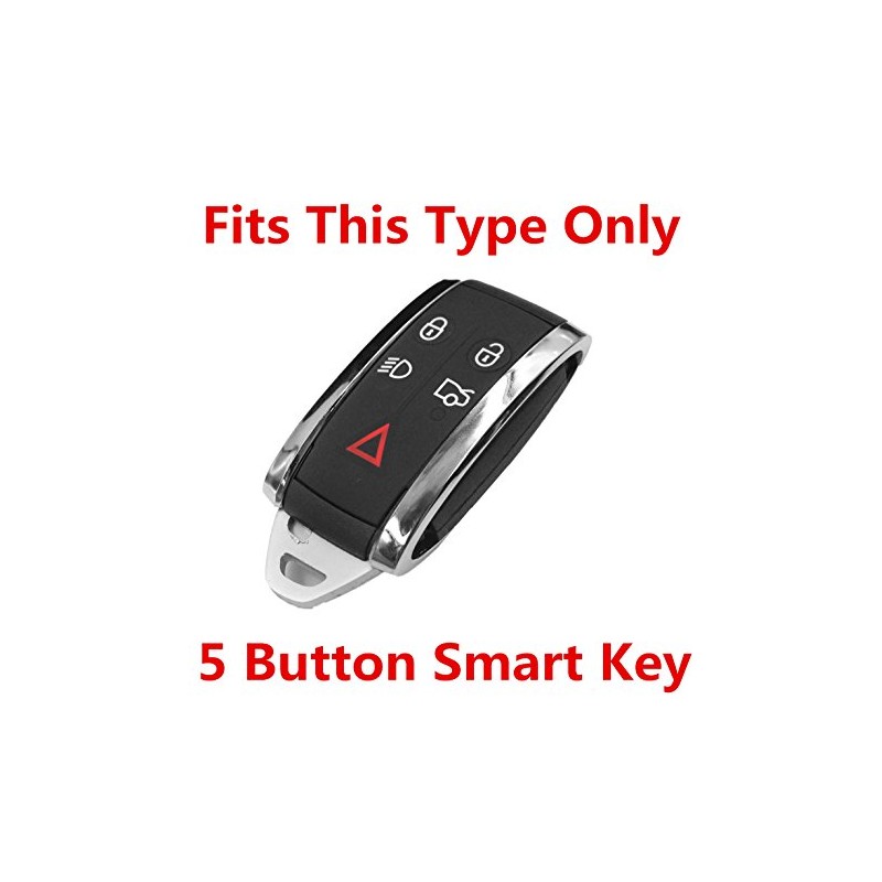 RPKEY Leather Keyless Entry Remote Control Key Fob Cover Case