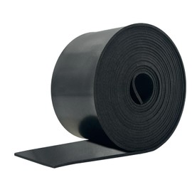 Rubber Strip 80mm(W) x1.5mm(T) x3m(L) Neoprene Rubber Sheet Solid Rubber Rolls for DIY, Washers, Crafts, Pads, Flooring Protection, Supports, Leveling, Weather Seal