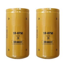 1R-0750 Fuel Filter Water Separator and Oil Filter Set Compatible with Chevy/GMC Duramax 2001-2016 LB7/LML/LMM, Replace for BF7633 P551313