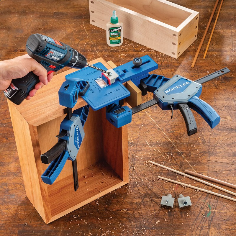 12'' Rockler One-Handed Bar Clamp