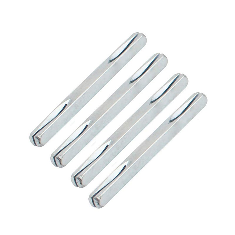 Square spindle 8 x 100 mm solid steel fixing pin