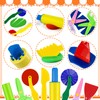 Play Dough Tools 12 Pcs Basic Playdough Tools Set for