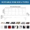 Jaotto Jacqaurd Sofa Cover Without Armrest, 2/3 Seater, Sofa Throws,