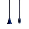 Bathroom Light Pull Cord and Handle, Navy Blue String, Acorn