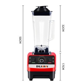 2000W Heavy Duty Commercial Blender Stationary Mixer Food Processor Ice Smoothies for Kitc