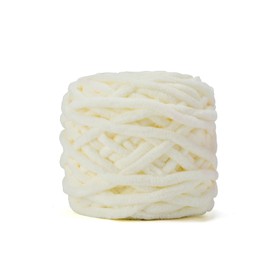 INNDUN Blanket Yarn 100g/3.5oz - Cream Chenille Yarn 6 Super Bulky - 72 Yards - Knitting, Crocheting & Crafts Chunky Yarn