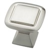 Liberty P20327-SN-C 32mm Square Kitchen Cabinet Hardware Knob with Square