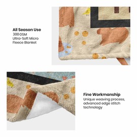 Whasnrt Capybara Blanket for Girls Boys, Throw Blanket 60' X 50" for Capybara Lovers Gifts for Women, Birthday Decorations for Home & Travel