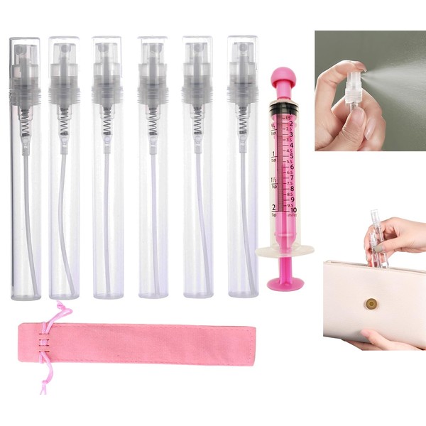 6 PCS 10ml spray bottles,cologne sample bottles,perfume sample bottles decants,perfume