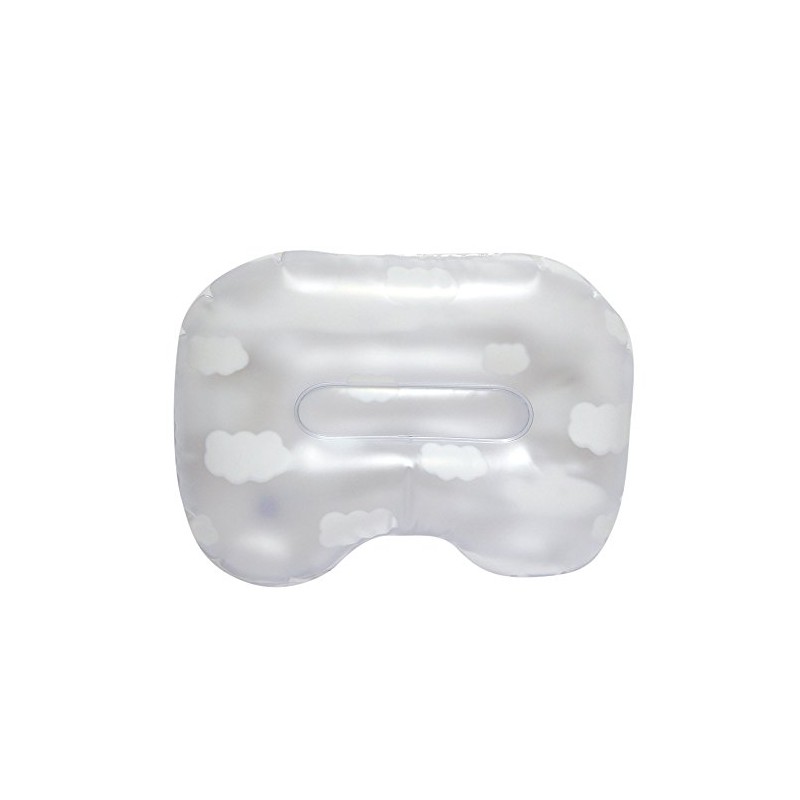 Relax Bath Pillow, Cloud Pattern, Suction Cup Included, Made in