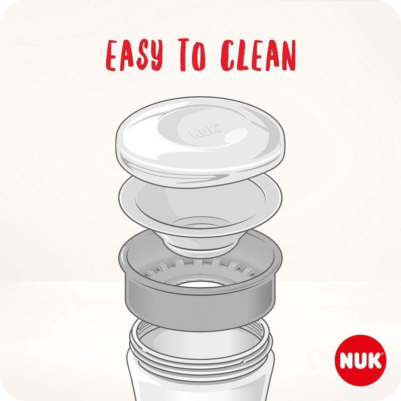 NUK Magic Cup Stainless Steel Sippy Cup | 8+ Months