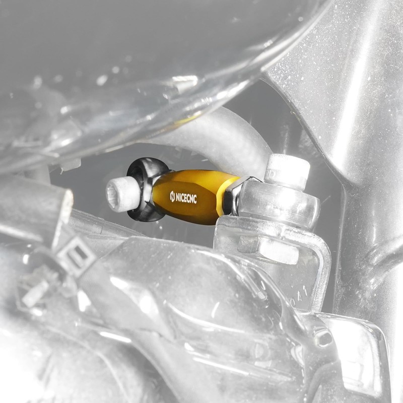 NICECNC Gold Front Engine Mount Stabilizer Link Aluminum Compatible with