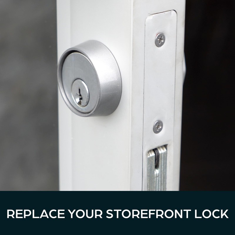 Summit DOORWARE Mortise Cylinder Hook Bolt with Keys | Adam