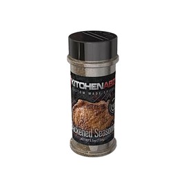 KITCHENABZ Blackened Seasoning, Gluten-Free, Low Sodium Seasoning Mix, Spicy Seasoning Blend, Natural and Healthy Spice Blend for Meal Prep (5.5 OZ)