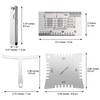 15 Pieces Guitar Luthier Tools Set Including String Action Ruler