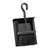 UniFlame Black Fireplace Ash Shovel and Brush Set with Pan